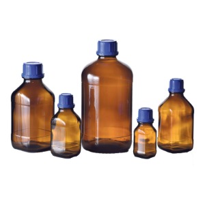 부속품 Amber glass reagent bottles